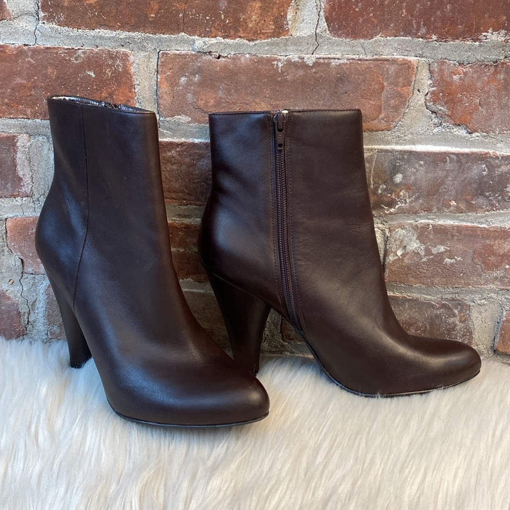 INC International Concepts Hannah Brown Ankle Booties, Size 9.5M